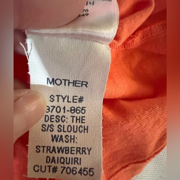 MOTHER Pink Strawberry Daiquiri Tee - Picture 2 of 4